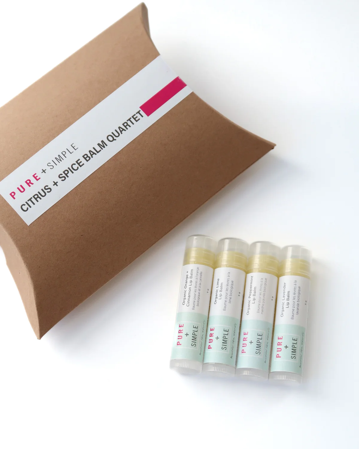 Citrus + Spice Balm Quartet